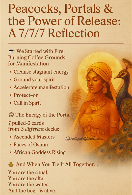 Peacocks, Portals &amp; the Power of Release: A 7/7/7 Reflection